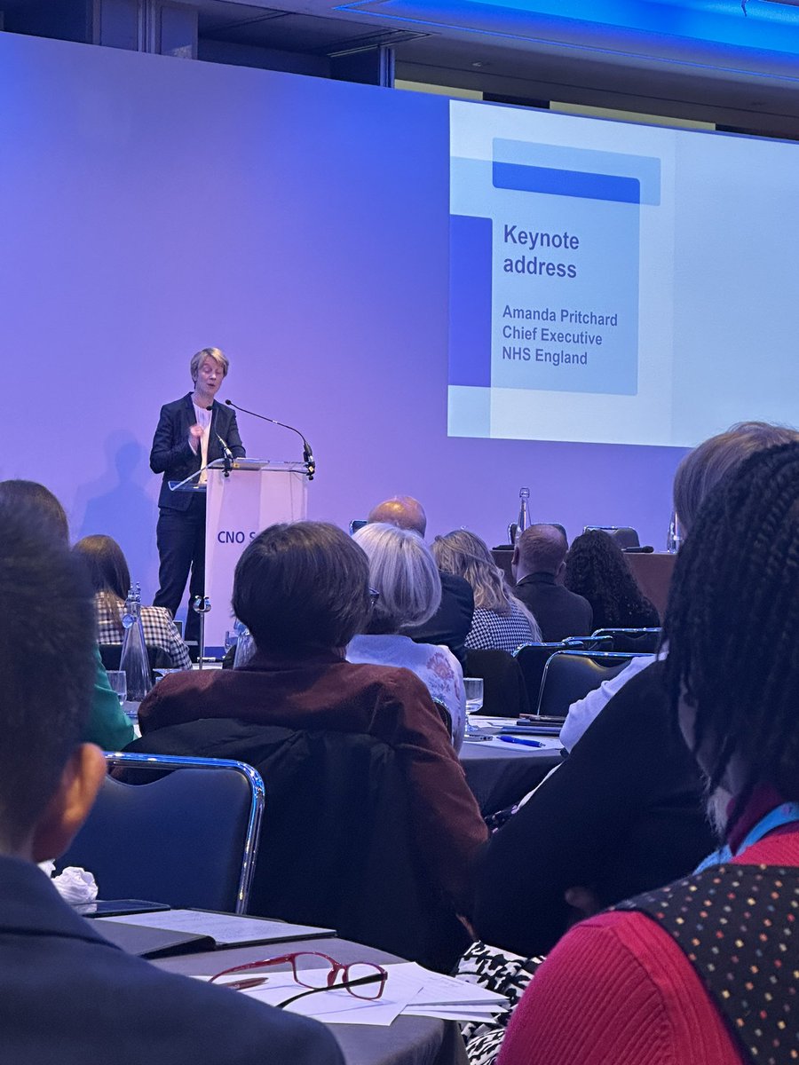 SouthPaula's tweet image. #CNOSummit Amanda Pritchard - patient safety is a priority over Winter. Lots to celebrate about NHS achievements but more to do on access, quality and experience . Workforce plan is once in a generation opportunity, and central to delivering better quality of care/quality of life