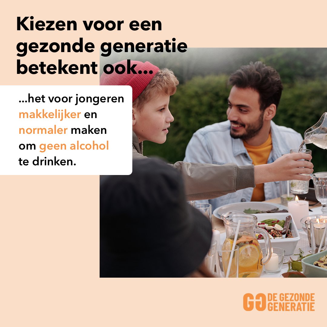 In Nederland is er helaas veel gezondheidsschade door alcohol. We willen het makkelijker en normaler maken voor jongeren om geen alcohol te drinken. Dus, politiek: kies voor maatregelen die wél werken, om jongeren te beschermen en gezond te houden. #verkiezingen2023
