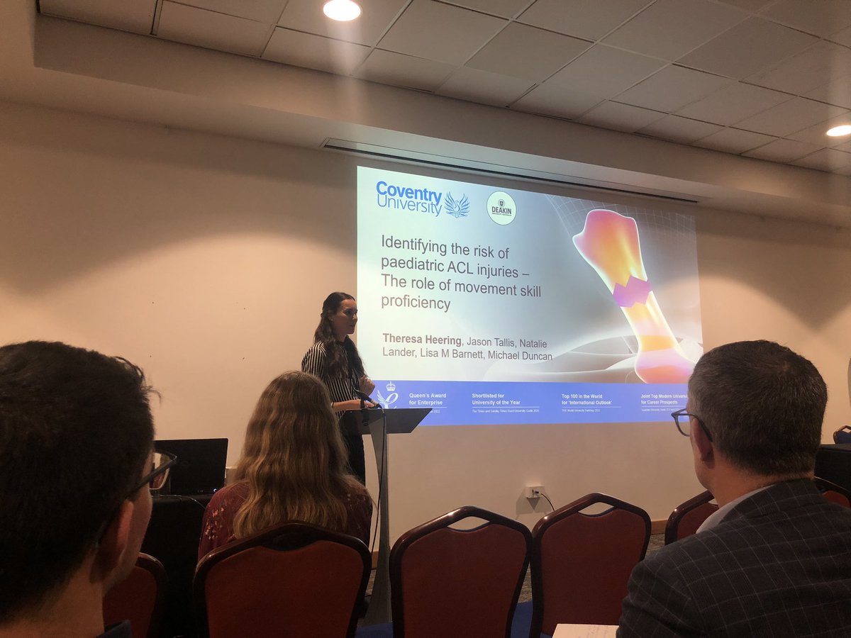Jason Tallis (@jason_tallis) on Twitter photo <a href="/HeeringTheresa/">Theresa Heering</a> excellently representing <a href="/covcampus/">Coventry University</a> and <a href="/DeakinUniversi3/">Deakin University</a> at @basesuk annual conference with her work examining movement skill proficiency as a risk factor for ACL injury in youth athletes <a href="/MikeDunky/">Mike Duncan</a> <a href="/LisaBarnettPhD/">Lisa Barnett PhD</a> <a href="/HeeringTheresa/">Theresa Heering</a> excellently representing <a href="/covcampus/">Coventry University</a> and <a href="/DeakinUniversi3/">Deakin University</a> at @basesuk annual conference with her work examining movement skill proficiency as a risk factor for ACL injury in youth athletes <a href="/MikeDunky/">Mike Duncan</a> <a href="/LisaBarnettPhD/">Lisa Barnett PhD</a>