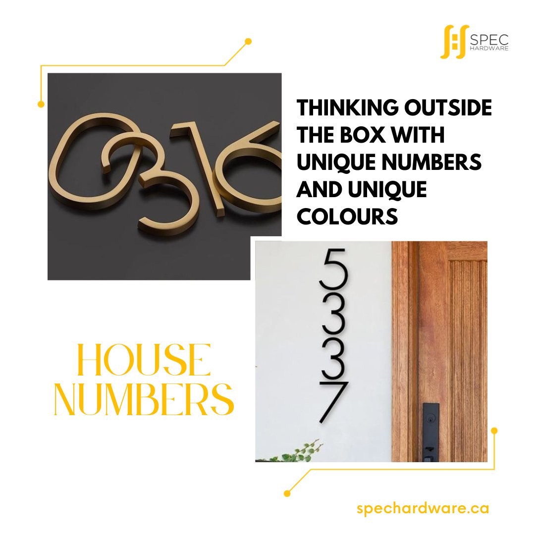 Check out our unique line of house numbers today!
To know more, please visit spechardware.ca

#doorhardware #yeghardware #interiordesign #yegdesign #homedesign #luxuryhome #hardware #spechardware #housenumbers
