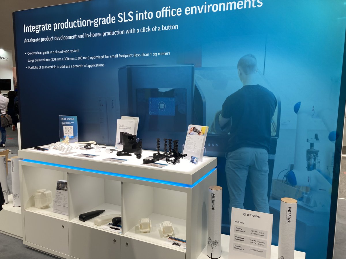 3dsystems's tweet photo. Thank you to our team members, partners, and the attendees that helped make #formnext2023 a success for 3D Systems.
Unable to attend? Take a look at what you missed from 3D Systems at Formnext: https://t.co/PfhRUqqmUl https://t.co/3Rgo9Wpa6l
