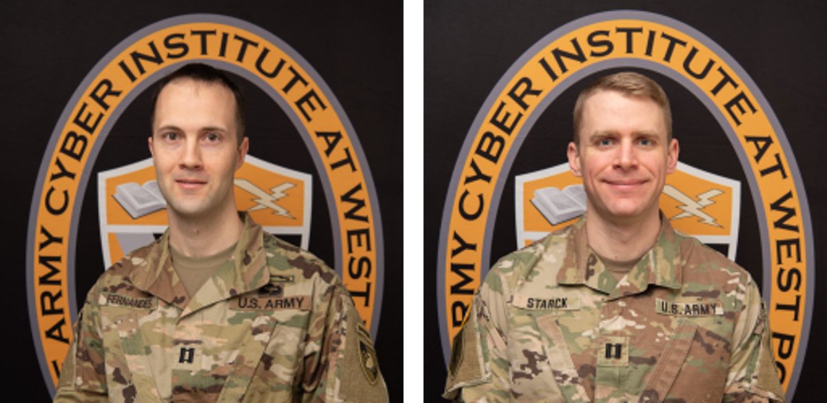 Big news! ACI’s MAJ John Fernandes and MAJ Nicholas Starck are among 12 chosen for the Secretary of the Army's Cyber Strategic Seminar from over 220 applications! A 9-month journey of learning and leadership from Nov 2023 to July 2024. Stay tuned for updates! #cybersecurity