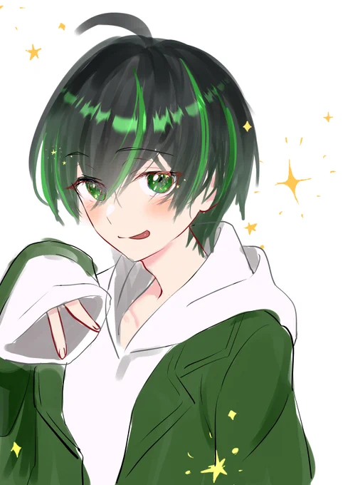 #かろ絵 落書きしたので寝る 