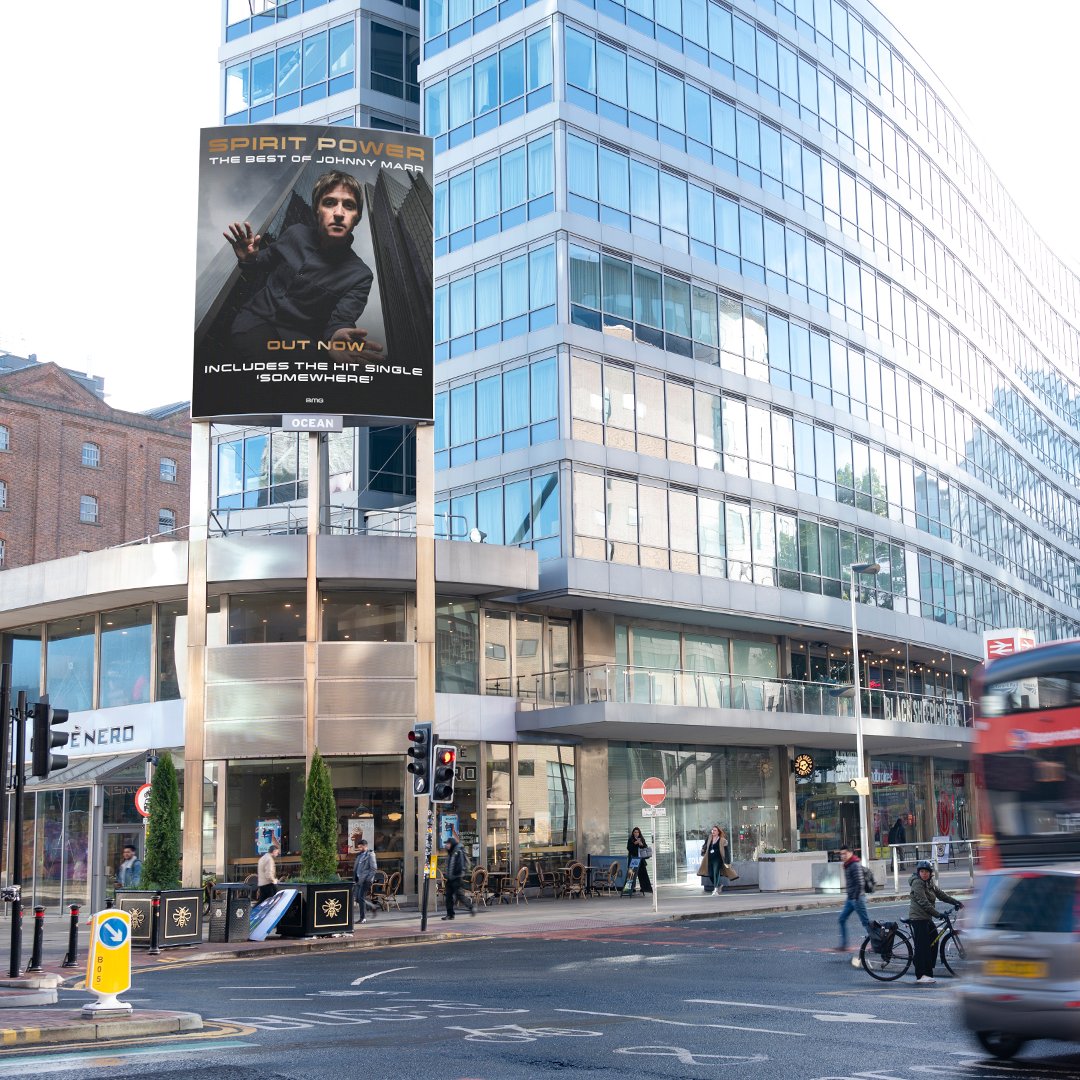 Johnny_Marr's tweet photo. Billboard. Manchester #SpiritPower

'Spirit Power: The Best of Johnny Marr' is out now: https://t.co/Y95tXjDAFV https://t.co/1a6uPbm1QE