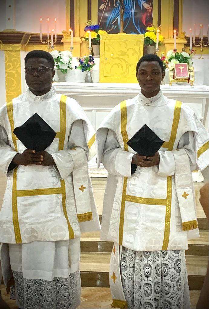 ZelusEcclesiae's tweet image. Congratulations to our new Deacons. May Our Lady enrich you both with the virtues proper to your vocation.