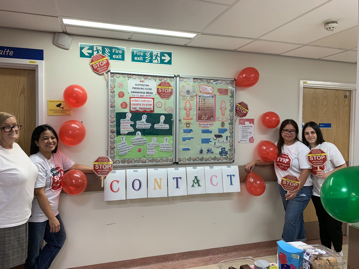 Our amazing #stopthepressure display on AMU! Come down and have a look 👀 #pressurerelief #tissueviability