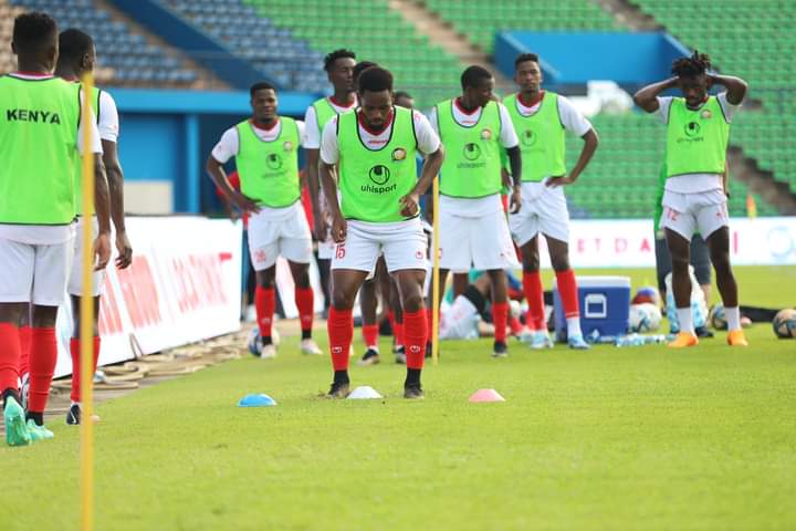 KBCChannel1's tweet photo. All set! 
Your Thursday night just got better with some football action ⚽ 
Watch Gabon 🇬🇦 vs Harambee Stars 🇰🇪 clash at 7PM on your #YourTrueSportsPartner 
#KBCniYetu ^RO 
📸 Harambee Stars https://t.co/utgDYFCGAb