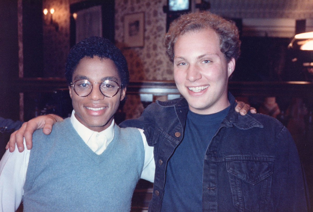 #tbt
 With #MarlonJackson of the #JacksonFive early in my career during filming of #StudentConfidential, Spring, 1985.