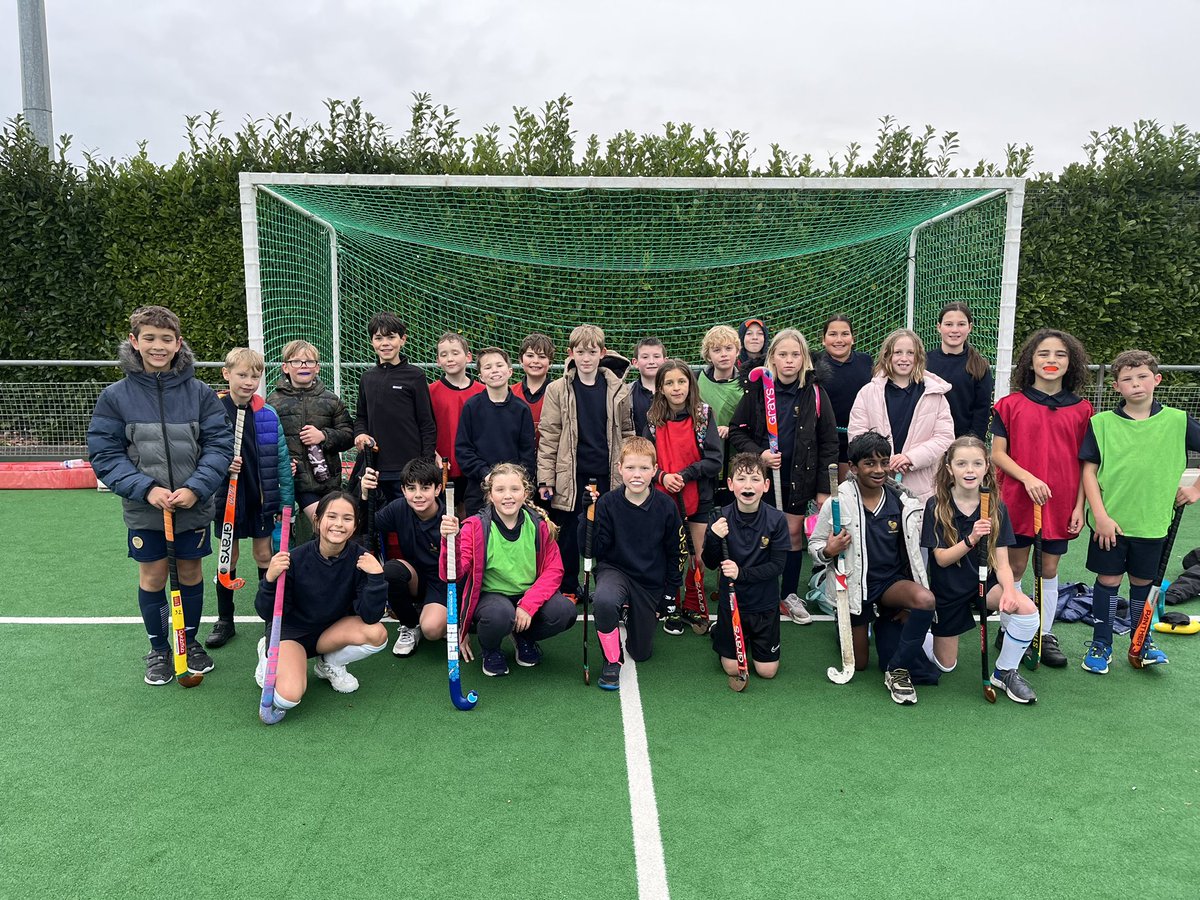 Well done to the year 5/6 hockey team who took part in a festival this afternoon at Ashford Hockey Club. Thank you to <a href="/AshfordHockey/">Ashford Hockey Club</a> for hosting a great afternoon