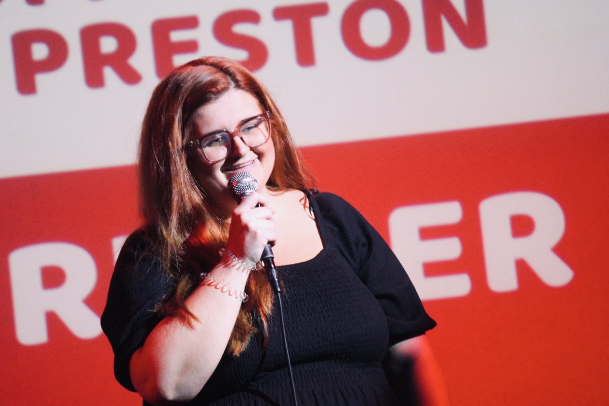 LaughiendaPrest's tweet photo. Preston! Not got your Christmas do sorted yet? We’re back at @NewContinental on 6th December with another insanely good lineup - 5 comedians for just a tenner! 🤣🎤🔥
Tickets on sale now! 🎟️
https://t.co/rE1sj6hwt2
#comedy #events #BarbaraNice #shows #preston #lancashire https://t.co/7pcwDDcl9w