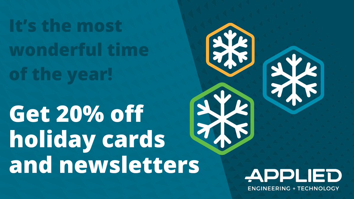 GoApplied's tweet image. This holiday season, get on friends' and families' fridges at a discount.

From now until the end of the year, get 20% off your order of holiday postcards or newsletters!*

Contact our team to take advantage of this limited time deal: go-applied.com/contact-us/pri…

*Editing fees apply