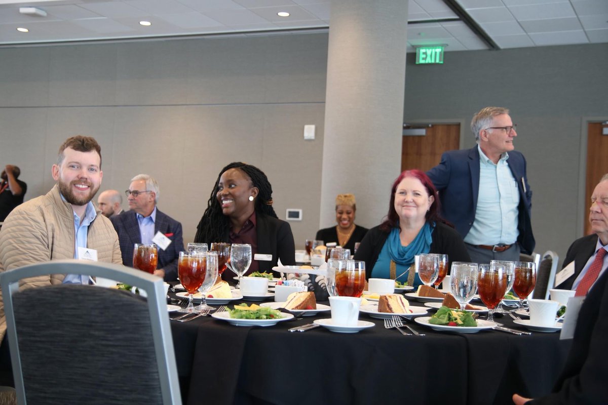 sspchamber's tweet photo. It was a pleasure to wrap up our Signature Luncheons for 2023 at @CitySprings with Fran Tarkenton as our keynote speaker. After 18 iconic years in the NFL, he retired holding almost every career record possible.
#sspc #sandysprings #frantarkenton #thinksandysprings https://t.co/J5JF5eJ8kX