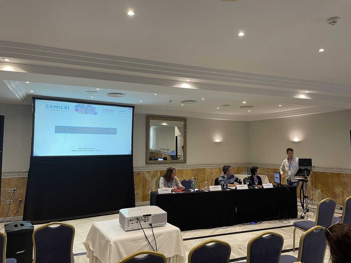 SAMICEI_'s tweet photo. Hepatitis vírales agudas: patógenos clásicos y emergentes en el II Congreso de @SAMICEI_  @hepavir https://t.co/U333c9OGJv