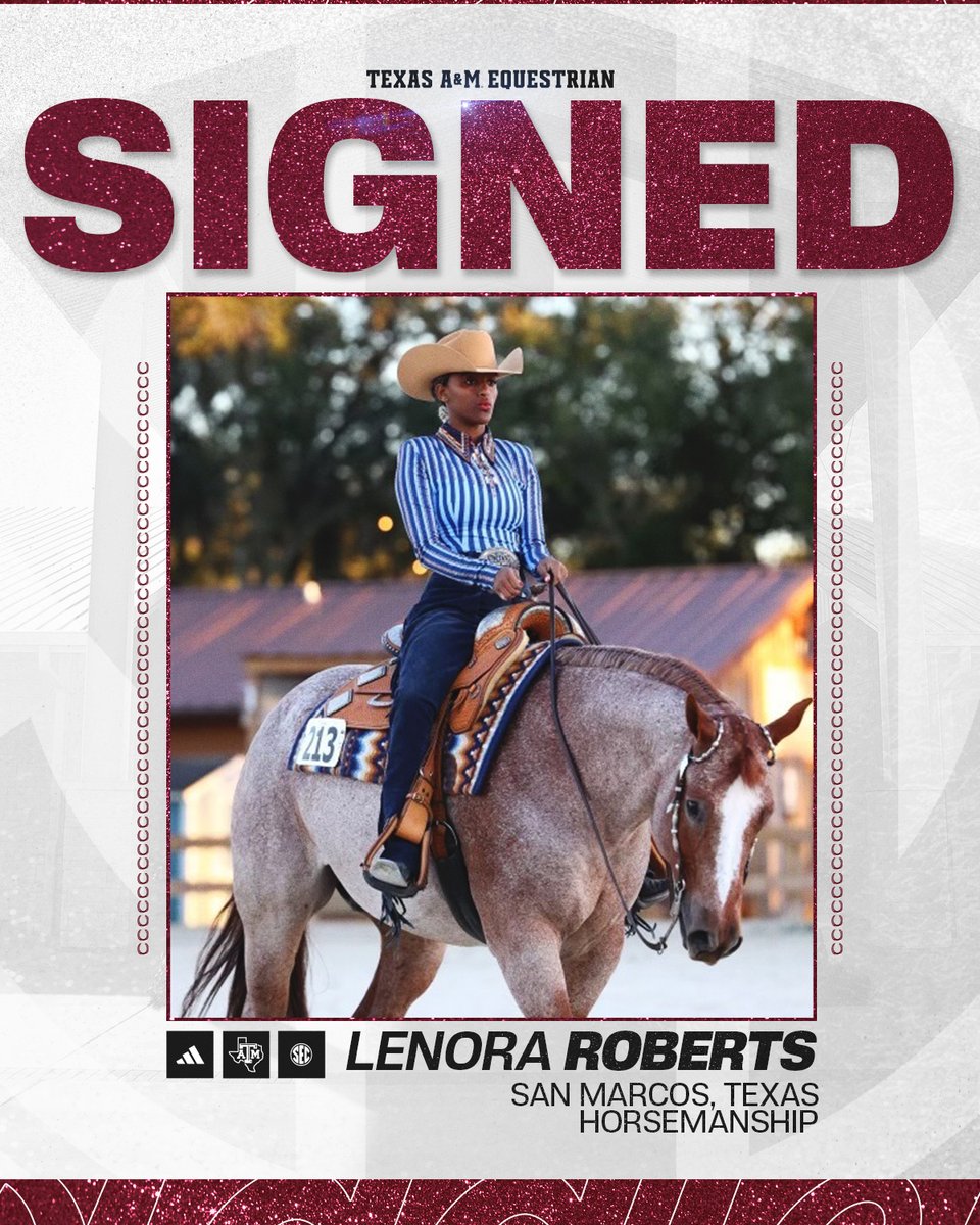 It's official ✍️ Welcome to Aggieland, Lenora 👍 #Everybodyalways | #GigEm