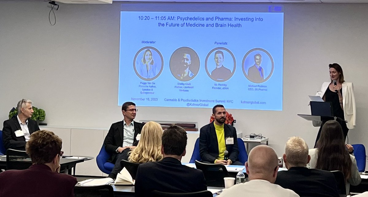 Panelists Shelby Clark of Lionheart Ventures, Vic Pirotsky of xDNA and Michael Rubinov of 3R Pharma discuss psychedelics today, the future brain health and tips for investing in the psychedelics space. #cpisNYC2023