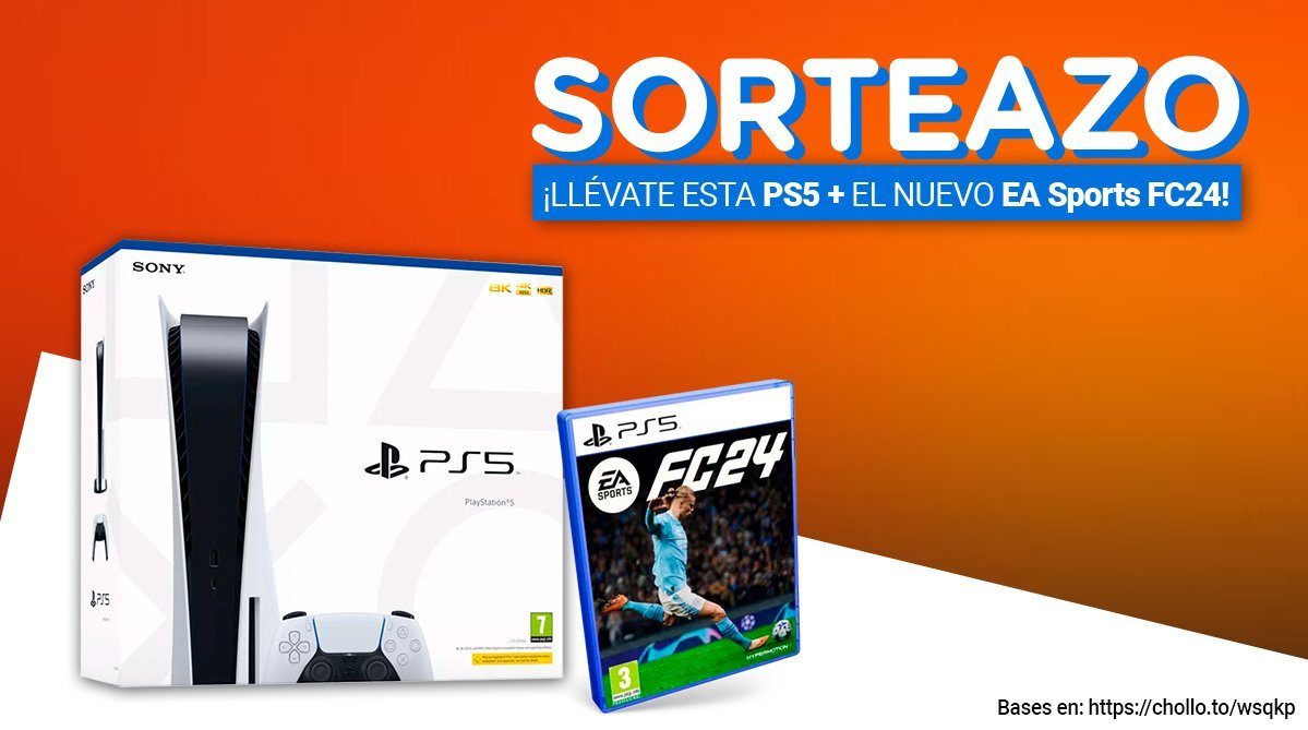chollometro's tweet image. VAMOS QUE SE ACABA! SUPER SORTEAZO! 🔥

👉 Haz repost
👉Comenta con MañanaEsBlackChollometro diciendo por qué tiene que ser para ti  

Llévate una PS5 + FC24 por la cara! #Chollometroforever
