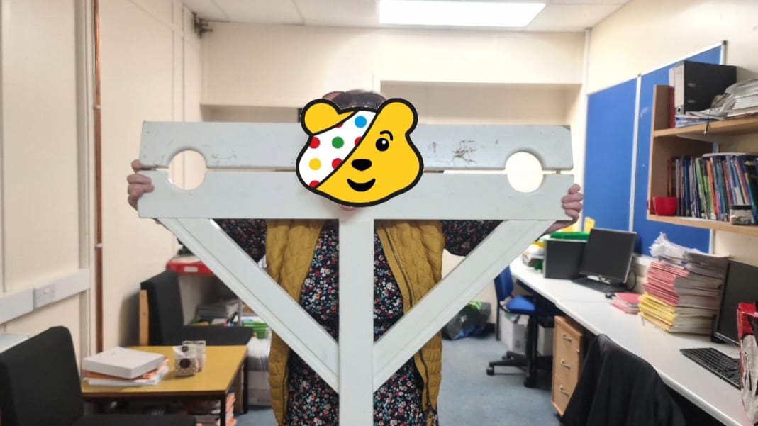 Look what we are doing for children in need, 🧽sponge the teacher, also 🥅 penalty shootouts and non uniform day. #childreninneed