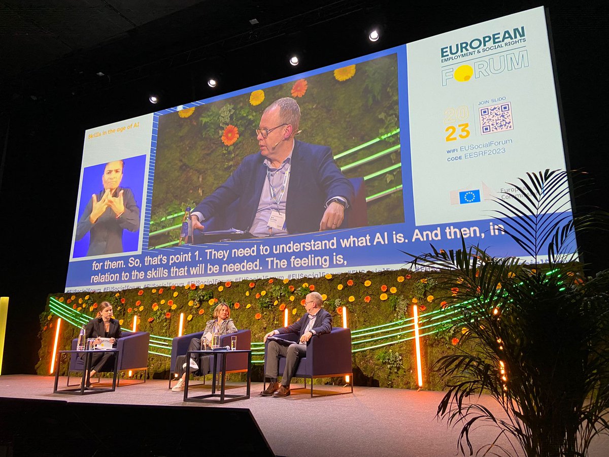 Eurochambres (@eurochambres) on Twitter photo “Investing in skills, supporting SMEs & engaging workers are crucial to harness the opportunities of #AI” said our CEO <a href="/BenJButters/">Ben Butters</a>, at the #EUSocialForum.
Underlining <a href="/EulepEU/">EULEP - European Learning Platform</a> project findings, he stressed the importance of soft & digital skills and #lifelonglearning. “Investing in skills, supporting SMEs & engaging workers are crucial to harness the opportunities of #AI” said our CEO <a href="/BenJButters/">Ben Butters</a>, at the #EUSocialForum.
Underlining <a href="/EulepEU/">EULEP - European Learning Platform</a> project findings, he stressed the importance of soft & digital skills and #lifelonglearning.