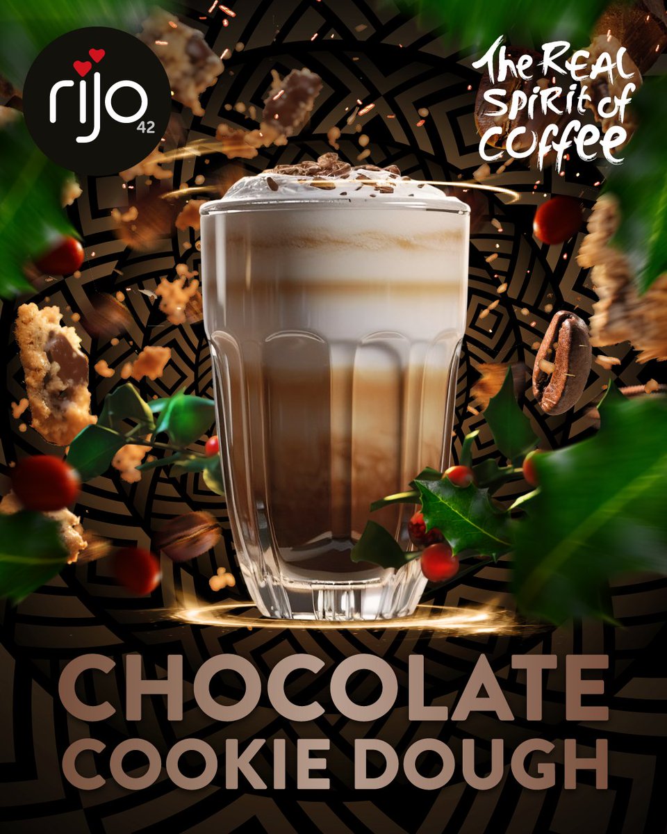 Introducing our latest seasonal delight, Chocolate Cookie Dough Flavoured Syrup, designed to warm your soul and satisfy your sweet cravings during the chilly winter months.
Perfect when added to a latte, cappuccino or hot
chocolate.

#Coffee #CoffeeLover #festivevibes