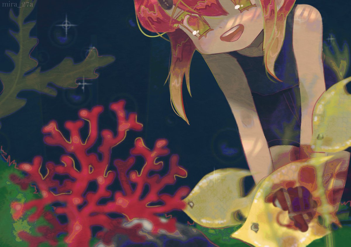 mira_27a's tweet photo. This is my recent art with my main and belowed OC!!!(This is him in the aquarium). This boy`s name is Hell !! I will show more of him in the comments because he`s the best !!
Please leave a like if you like him💋

#OC #artist #originalcharacterart https://t.co/1Yzr5GNmQO