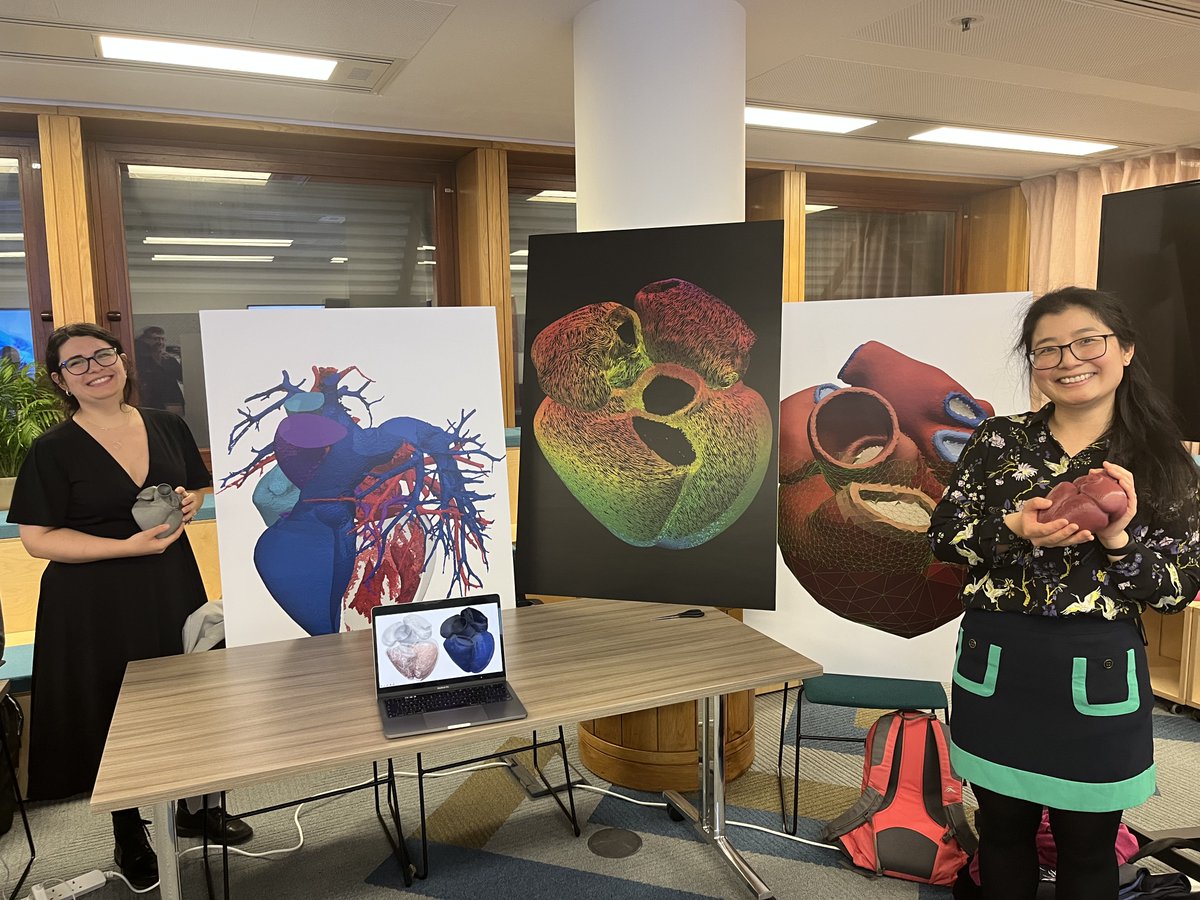 To demonstrate the potential of personal digital twins, <a href="/turinginst/">The Alan Turing Institute</a> are developing a scalable workflow to create cardiac #digitaltwins to transform patient monitoring, forecasting and insight. Photo - <a href="/DrStrocchi/">Marina</a> and Dr Angela Lee
