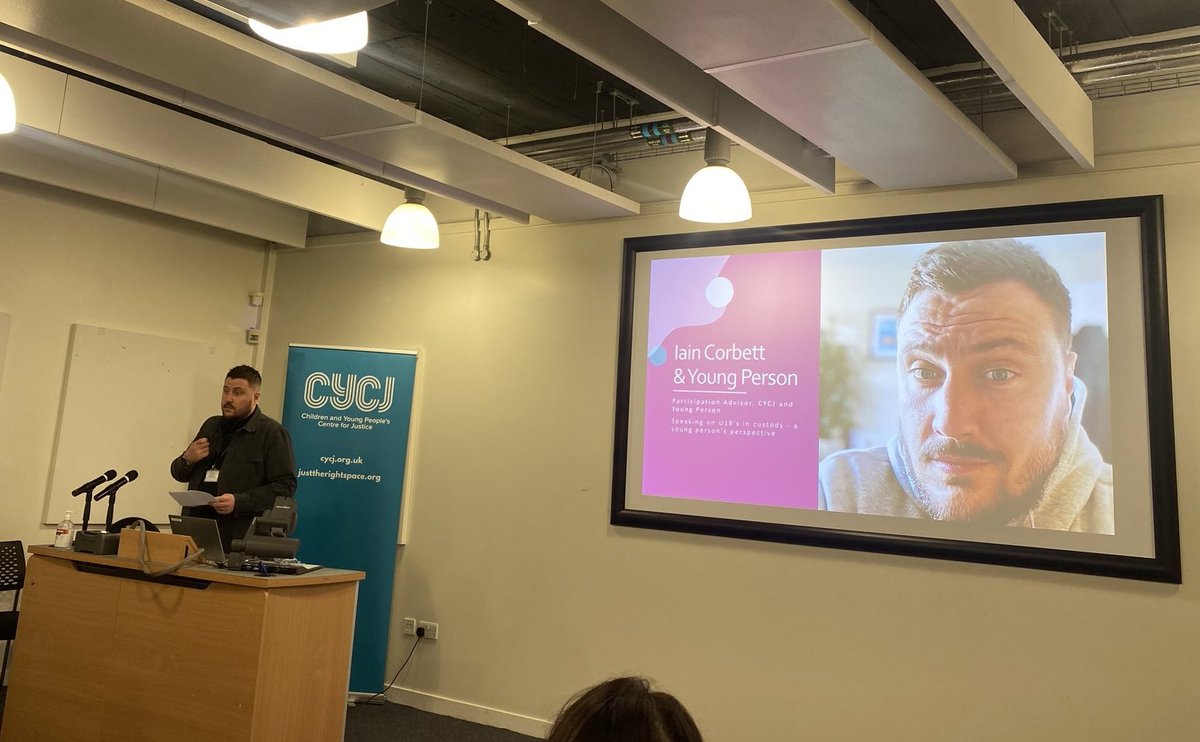 IainCorbett88's tweet photo. An absolute pleasure to speak alongside the legend that is oor @fleeum this afternoon at the National #PlacesofSafety event♥️

The inclusion of young peoples view in decisions that might affect them is not a nicety or a luxury, it’s a fundamental human right ✊🏽
#MonTheYoungTeam🙌🏼 https://t.co/urSFRAQ7oc