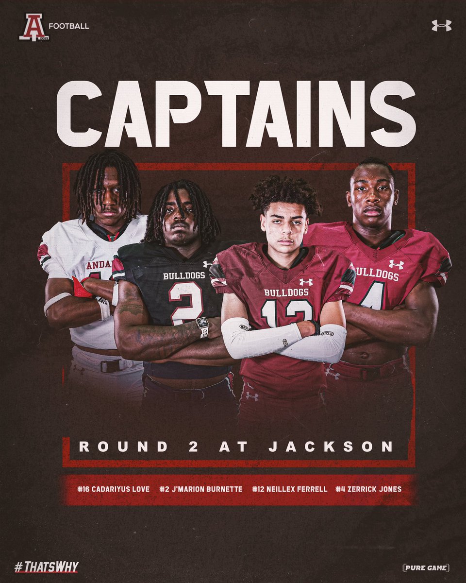 Captains for Round 2 @ Jackson:

Jr Cadariyus Love <a href="/CadariyusLove/">Cadariyus Love</a> 
Sr J’Marion Burnette <a href="/JMarionBurnette/">J'Marion ‘‘Phat’’ Burnette</a> 
So Neillex Ferrell <a href="/NeillexF12/">Neillex Ferrell</a> 
So Zerrick Jones <a href="/ZerrickJones2/">Zerrick Jones</a> 
#ThatsWhy