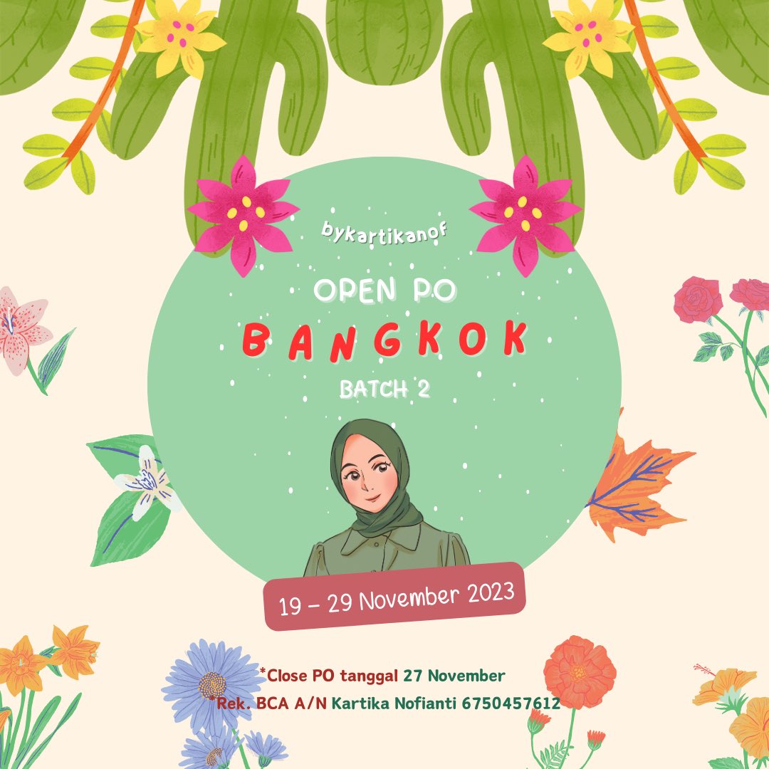okinawakokumi's tweet photo. Open PO Jastip Bangkok Batch 2
Handcarry: ETA Jakarta 30 November 2023
Cargo: ETA Jakarta/Surabaya 7-14 hari setelah tgl 29 November 2023
🛍️ Merch/Album KPop, Pratunam, Platinum, Tofu Skincare, BigC dll
📩 Order cek foto terlampir
(Video hanya pelengkap)
#jastipbangkok #jastipbkk https://t.co/mWTNlMeNJ4
