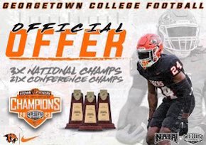 Blessed and thankful for Georgetown College football for another offer. <a href="/CoachDGage/">Coach Gage</a> <a href="/RedhoundFball/">Redhound Football</a>