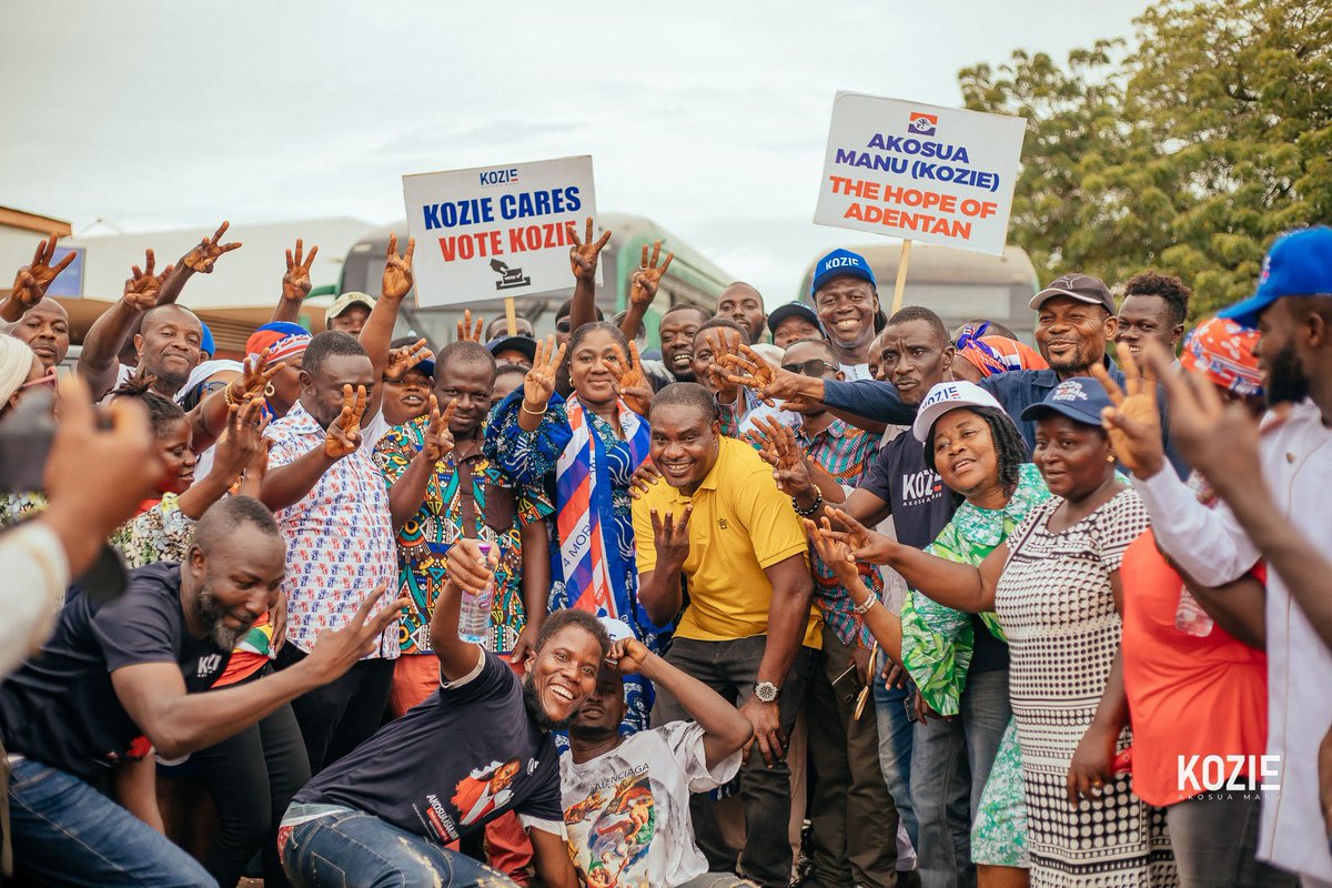 Thank you for all the support at my vetting yesterday.

The campaign to represent the Adentan Constituency in Parliament kicks off now.

I am also pleased that as the hand of God directed, I picked ballot number 3! 🙏🏾
We will ride to victory to put Adentan in the Blue Column.