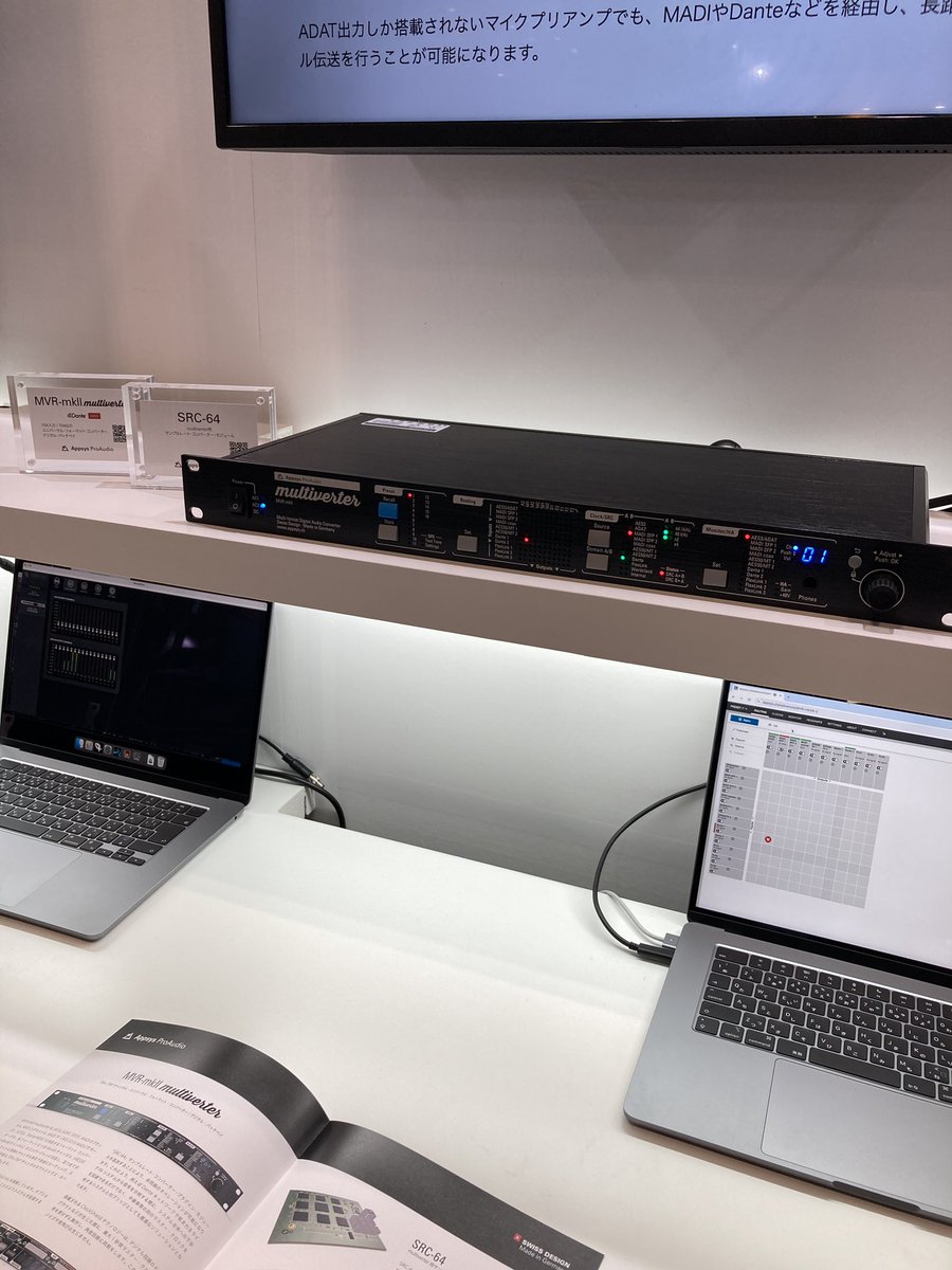 tatsuya_account's tweet photo. Appsys MVR-mkII multiverter
Danteのchがもう少し欲しいときは「FLX-DANTE」も。
#MADI #AES50 #Audinate #Appsys https://t.co/oS7kYSiV82