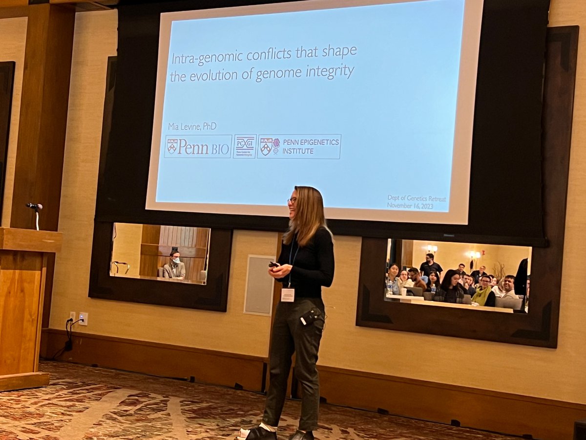 Golnaz Vahedi (@golnaz_v) on Twitter photo Spectacular talk from our keynote speaker at <a href="/PennGenetics/">Penn Genetics</a> retreat, the one and only @levine_lab Spectacular talk from our keynote speaker at <a href="/PennGenetics/">Penn Genetics</a> retreat, the one and only @levine_lab