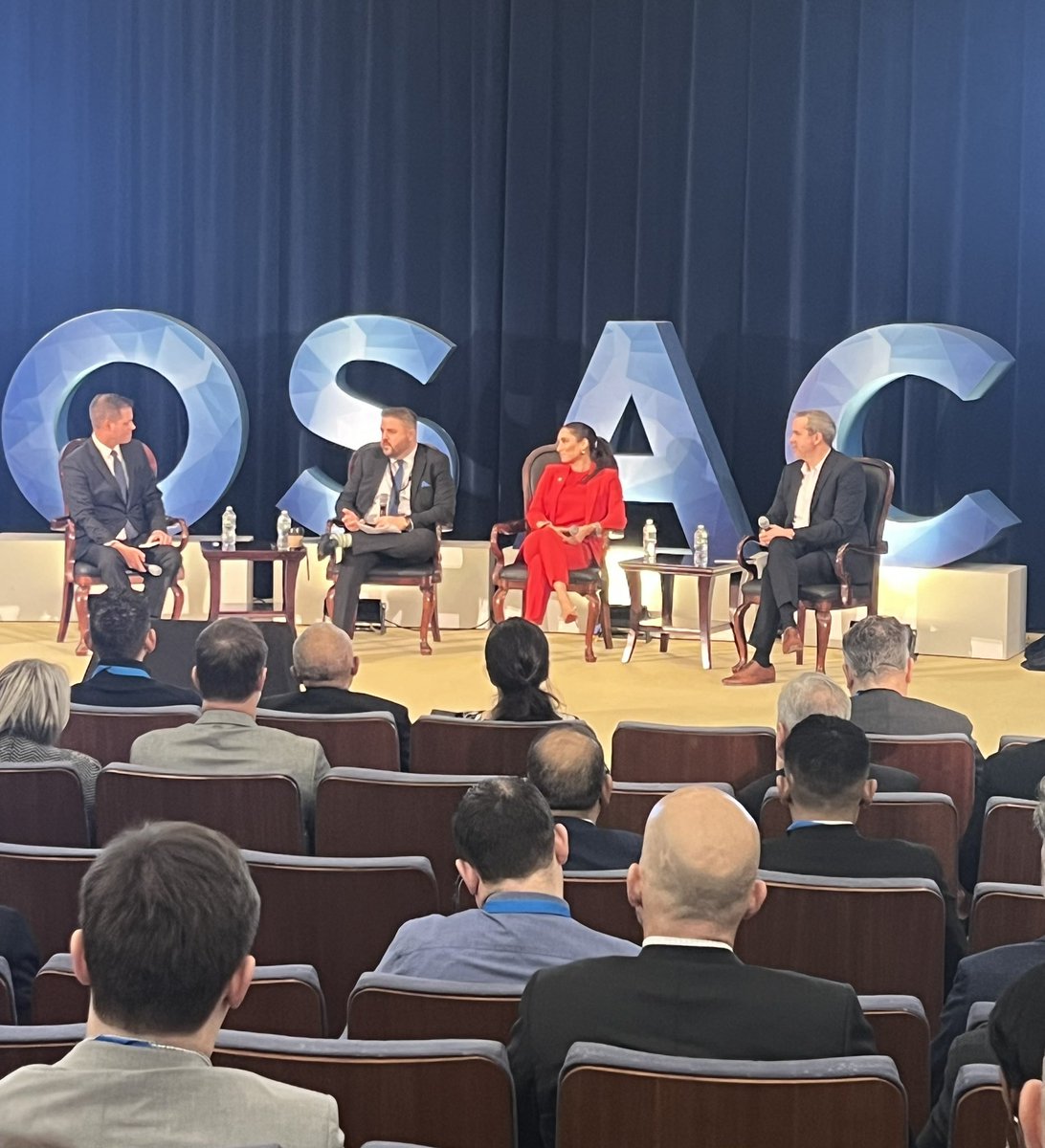 OSACstate's tweet photo. “Artificial Intelligence in Corporate & National Security” with representatives from @Meta @Deloitte @awscloud and @StateDept
#OSACweek https://t.co/C4vTDmXDjI