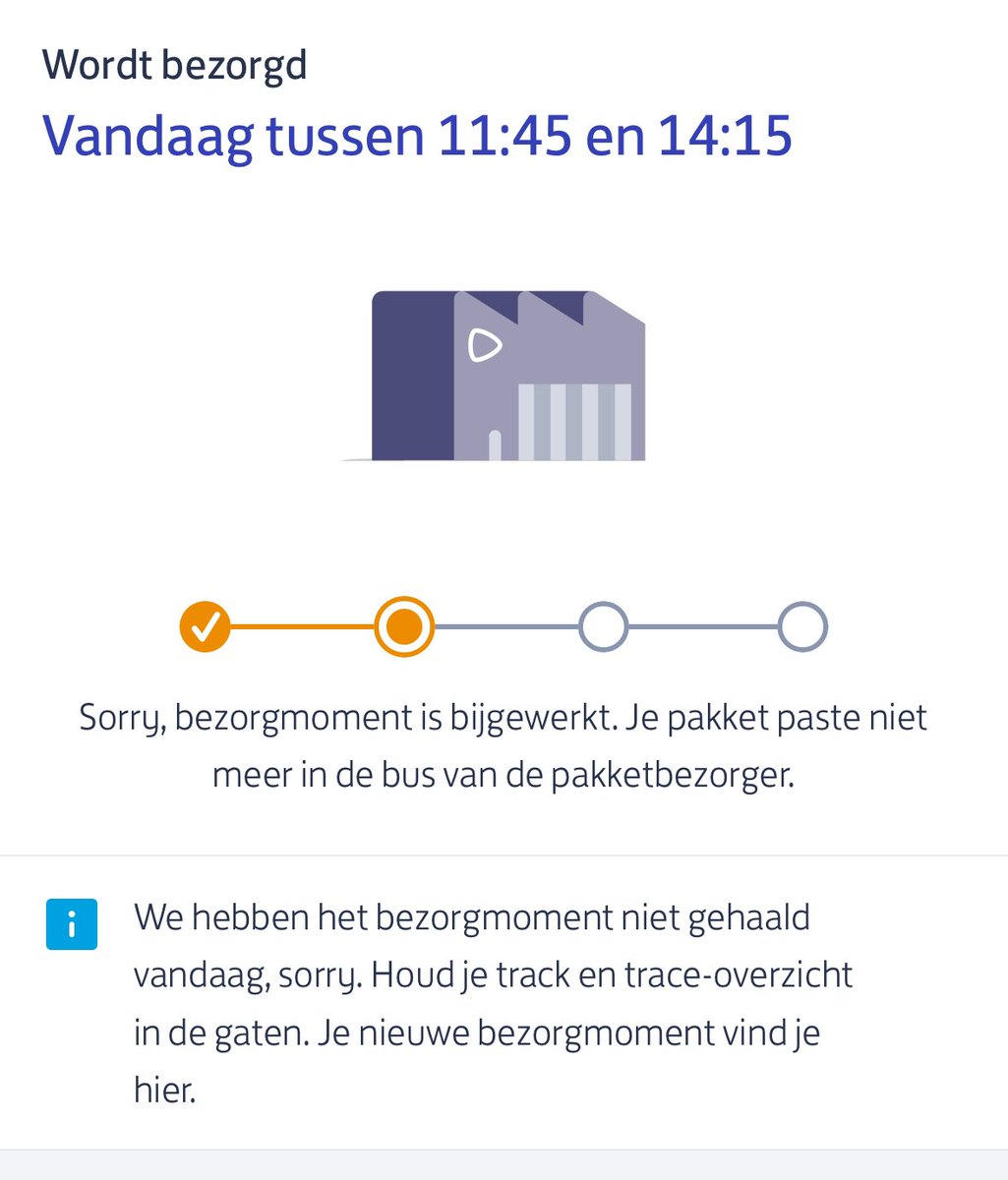 Metops's tweet photo. Beste @PostNL geef me pas een bericht . Als je zeker weet dat je gaat afleveren. Hier heb ik gewoon niets aan ! https://t.co/EQKTSs6IGB