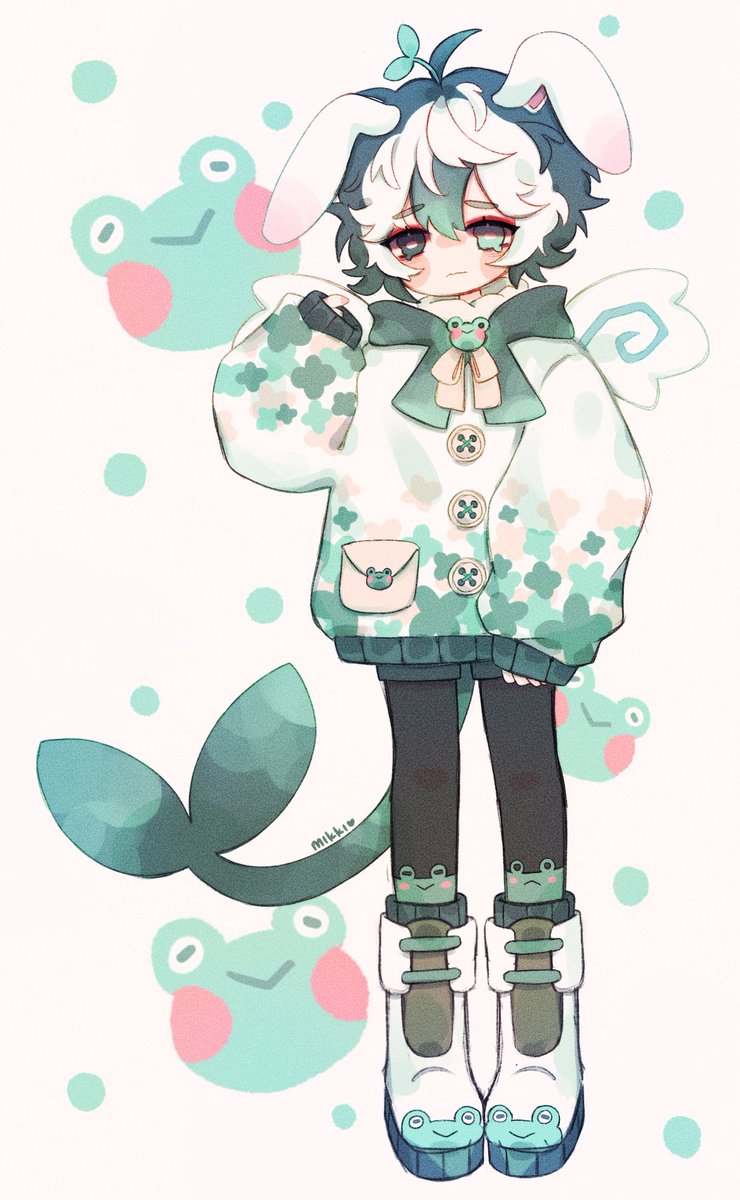 mikkunie's tweet photo. 🐸 Froggo bunny adopt! ✨️
Must have th to own
sb: 35$usd paypal
ab: 100
https://t.co/M8ub4TZxHl https://t.co/GymHan812H