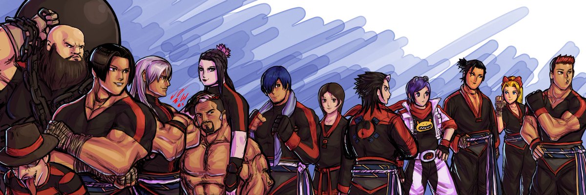 Team Korea 
Good gawd, this one took a  lot of time.
#kofxv #kingoffighters #teamkorea #fightinggames