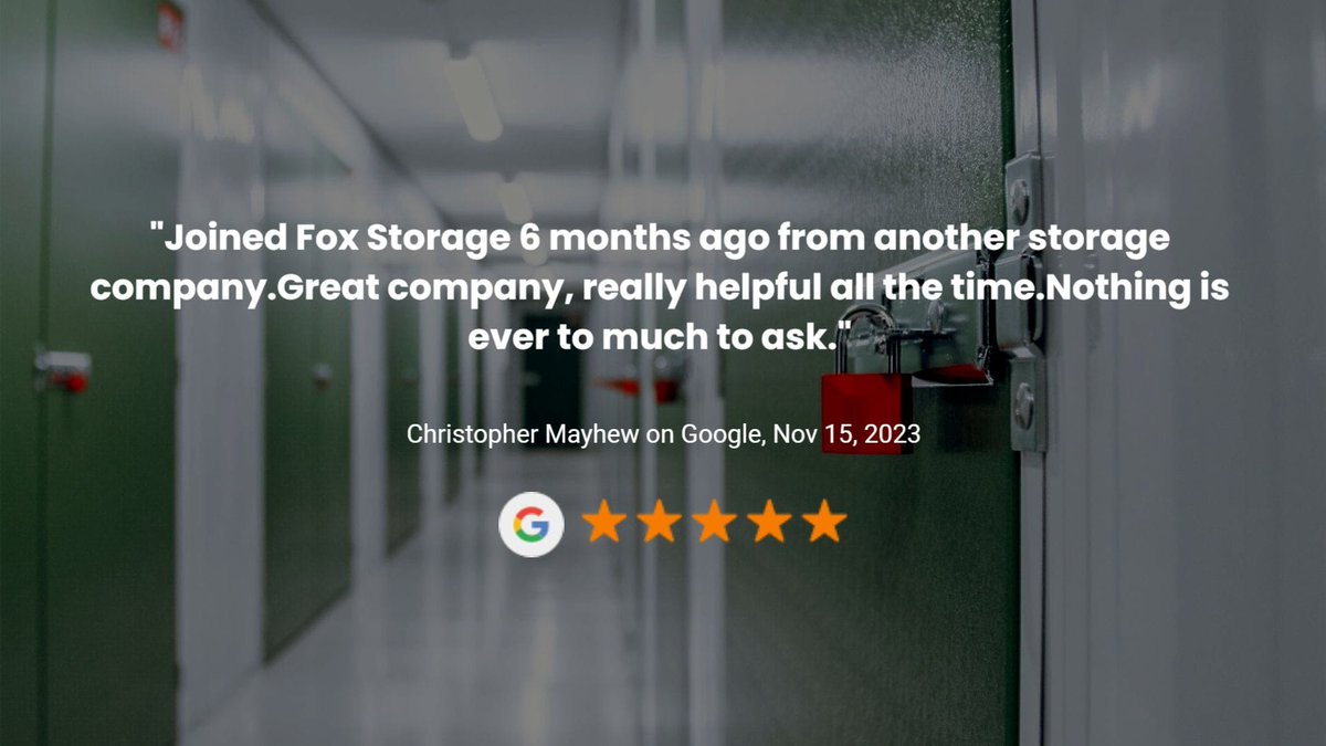 Fox Self Storage tweet media