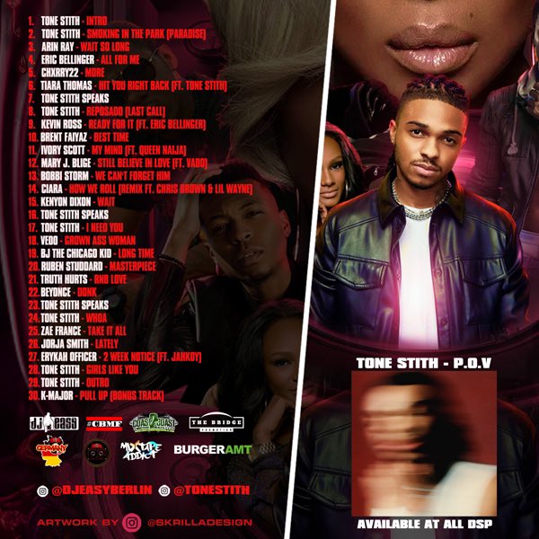 djeasyberlin's tweet photo. Pimpin Ain't Easy Pt. 14 hosted by @ToneStith feat. @Chxrry2you, @Tiara_Thomas, @KevinRossMusic, @EricBellinger, @Vado_MH, @Bobbi_Storm, @Kennygotsoul, @Vedothesinger, @ZaeFrance, @Jahkoy, @KMajormusic and many more… #SoundCloud 
https://t.co/yuooLFeel8 https://t.co/LsoqAf0N3b