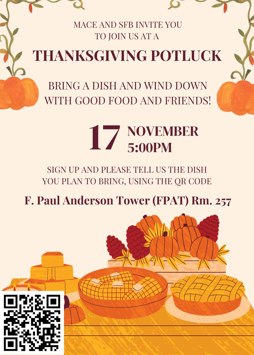 sfb_uky's tweet photo. Hi everyone! Correction to the previously posted flyer- the room number is FPAT 257! Also, MACE will be bringing Canes! Don't forget to sign up using the QR code, and we hope to see you there! https://t.co/7ejEUiVzbY