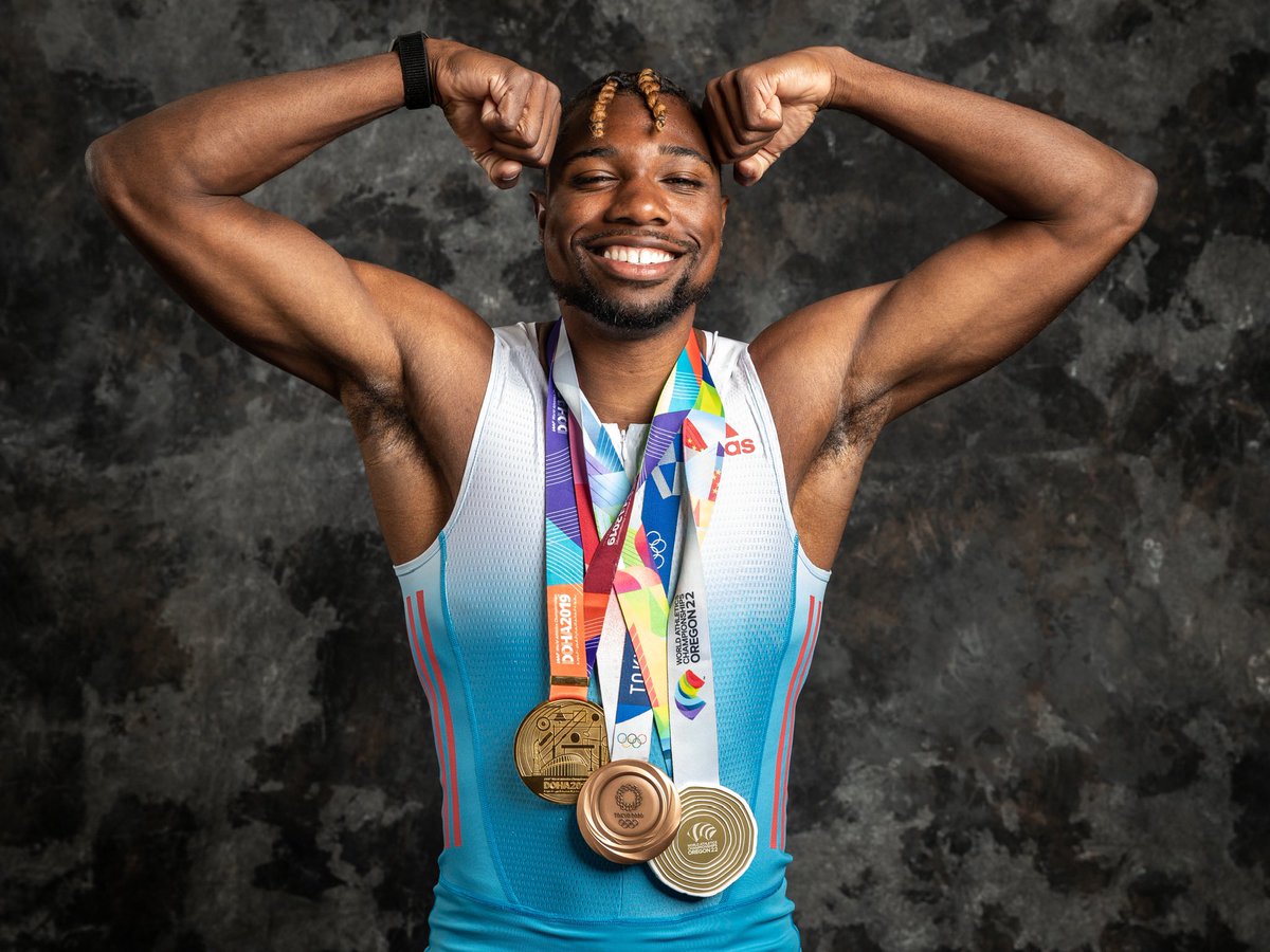 LylesNoah's tweet image. Honored to be winning my 3rd Jesse Owens US Athlete of the Year award!