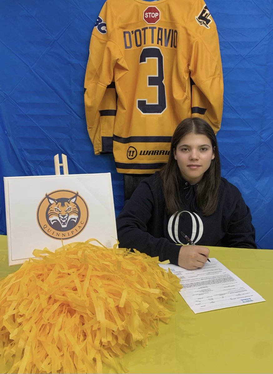 QU_WIH's tweet photo. 𝗦𝗜𝗚𝗡𝗘𝗗!

Welcome to QU Aynsley D’Ottavio!

#BobcatNation x #NCAAHockey https://t.co/YWHiTVeaqr