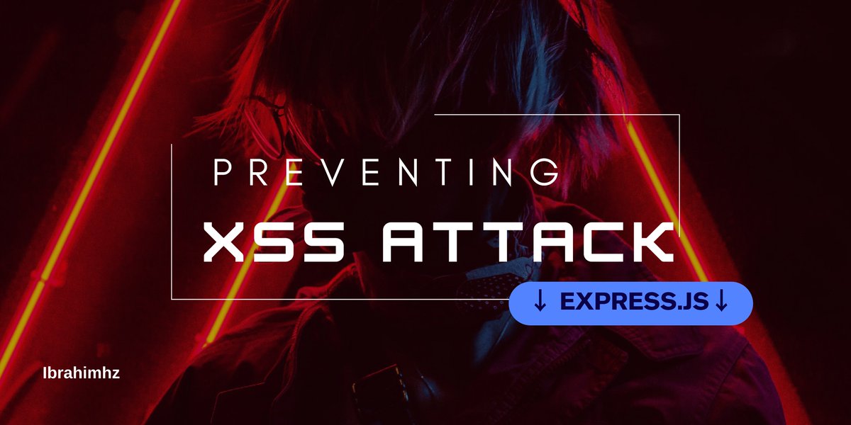 the_ibrahimhz's tweet photo. I just published XSS Prevention in Express App https://t.co/vHsmMHsUv4 https://t.co/QJThXwibYp