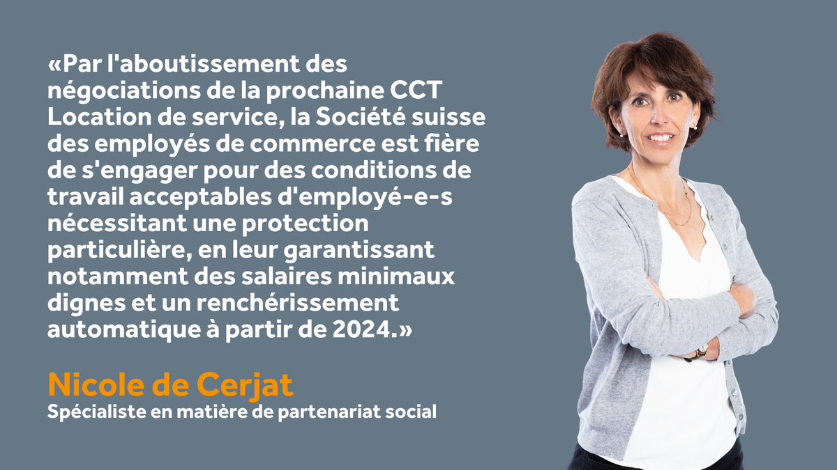 Des salaires minimums plus élevés pour les travailleurs temporaires: la plus grande convention collective de travail de Suisse est renouvelée pour quatre ans. 💪

En savoir plus:
➡️ ow.ly/Jvq150Q8nC8

#PartenariatSocial #LocationDeServices #Salaire #SalaireMinimum #CCT