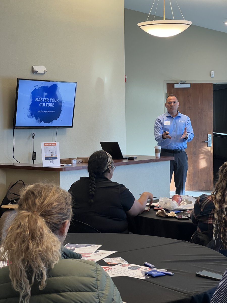 PHCC_CO's tweet photo. Tom Peregrino, President, Service Nation talks about company culture at today's PHCC CO annual meeting. Culture drives company performance, it's imperative! https://t.co/ZvqSUChga7