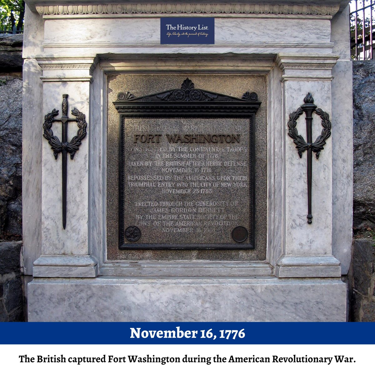 This Day in History: On this Day in 1776, the British forces, led by General William Howe, launched a successful assault on Fort Washington. The American defenders, outnumbered and surrounded, ultimately surrendered. The loss of Fort Washington contributed to the British