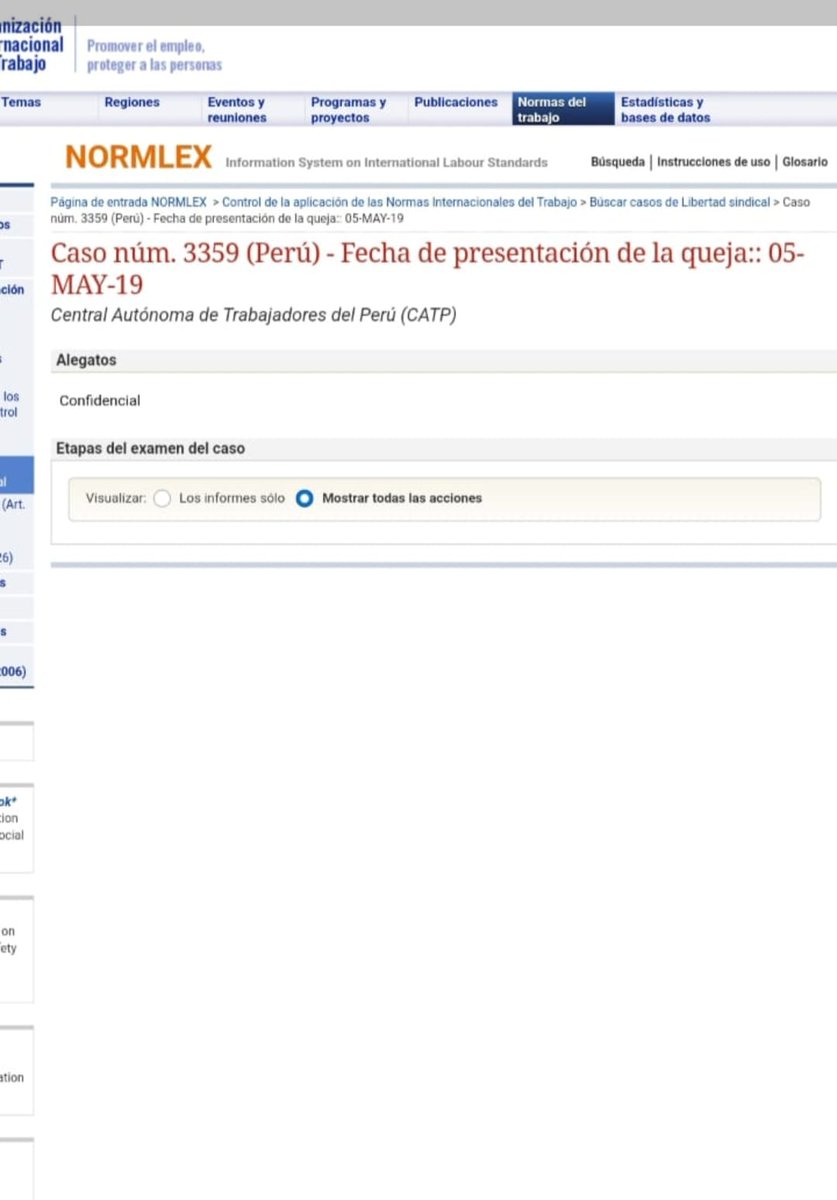 sutracadd's tweet photo. Salido informe sobre el (SUTRACADD) caso núm. 3359
"Queja contra el Gobierno del Perú" presentada por
la Central Autónoma de Trabajadores del Perú (CATP)

https://t.co/9yq96k5SWB https://t.co/BHtnCy0Fb4