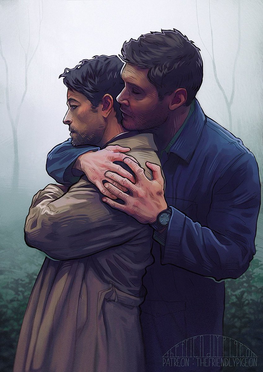 'Hey, you okay?' '... talk to me Cas, come on' A mission gone wrong, a traumatizing case, Angel troubles?? WHO KNOWS 👀 I hope you like this one! Here are prints! thefriendlypigeon.squarespace.com/thefriendlypig…