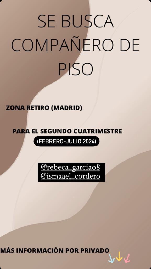 #alquiler #Madrid #Pisoestudiante