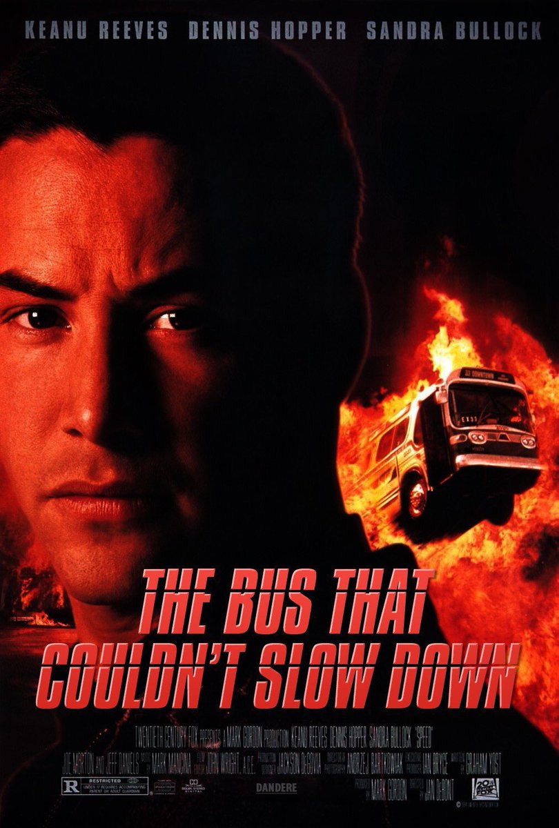 Wisdom_Of_Homer's tweet photo. I saw this movie about a bus that had to speed around a city, keeping its speed over fifty, and if its speed dropped, it would explode! I think it was called, “The Bus That Couldn’t Slow Down.” https://t.co/jdqywixT7B