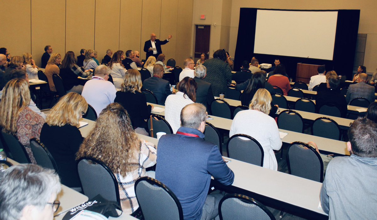 NCSAToday's tweet image. Standing room only for our NCSA ambassadors Dr. Keith Rohwer and Dr. Cinde Wendell’s “Board and Community Culture in Challenging Times” session. 

Excellent panel discussion with school board members from across Nebraska.
